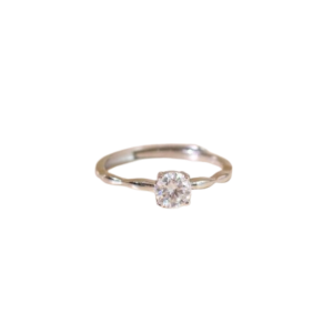 Nhẫn bạc nữ Moissanite Ware Love